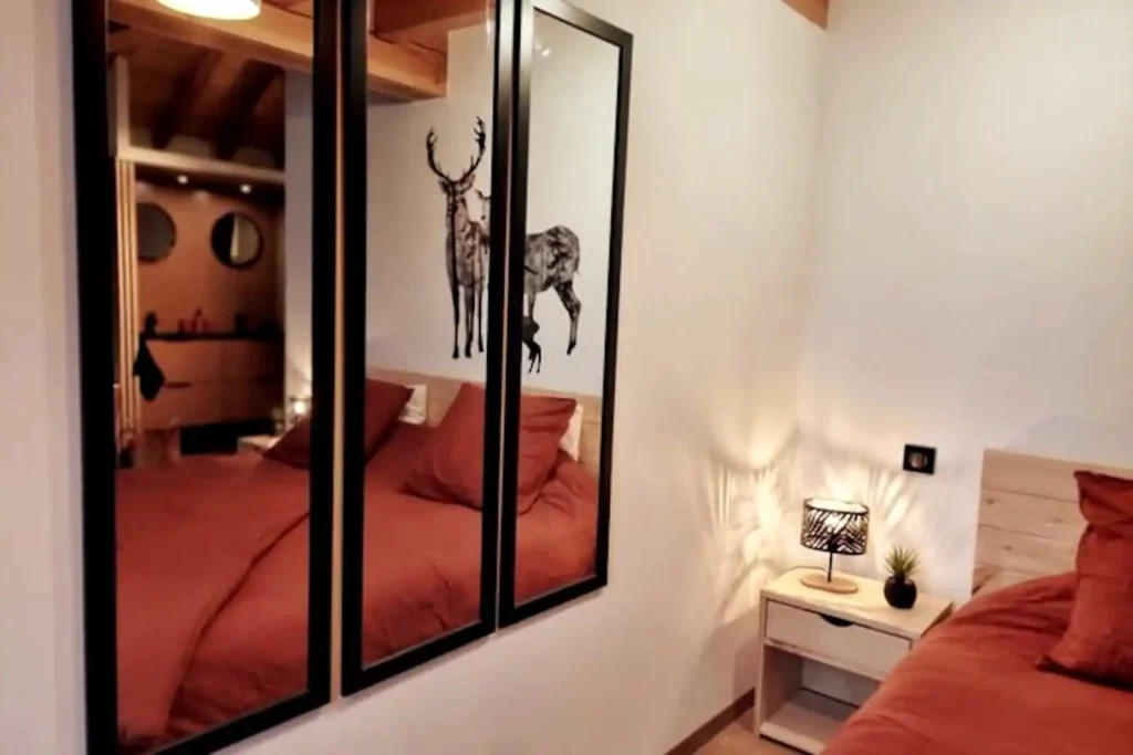 Photo de l'une des chambres.